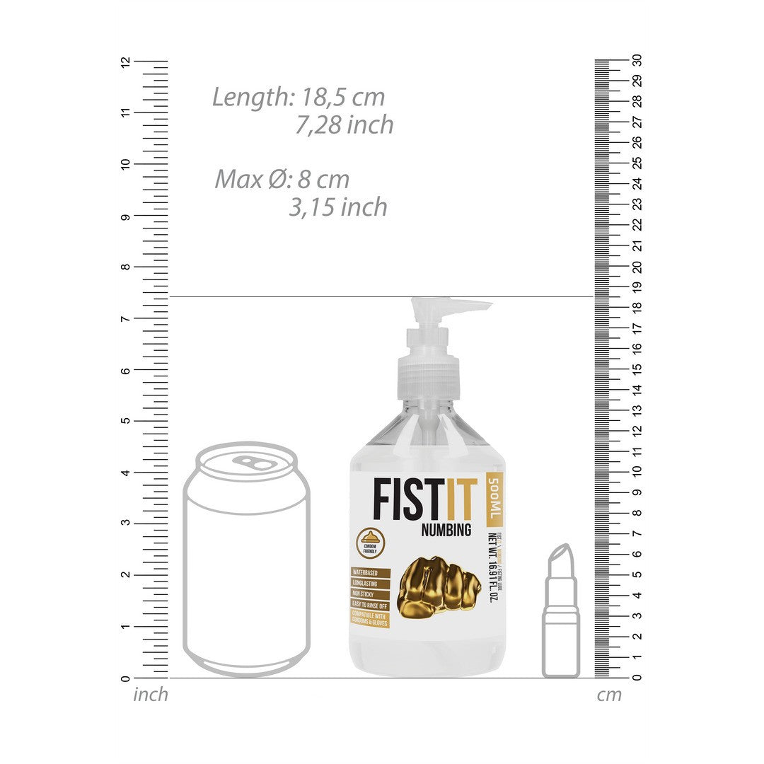LUBRIFICANTE PARA FISTING NUMBING 17 FL OZ 500 ML FIST IT