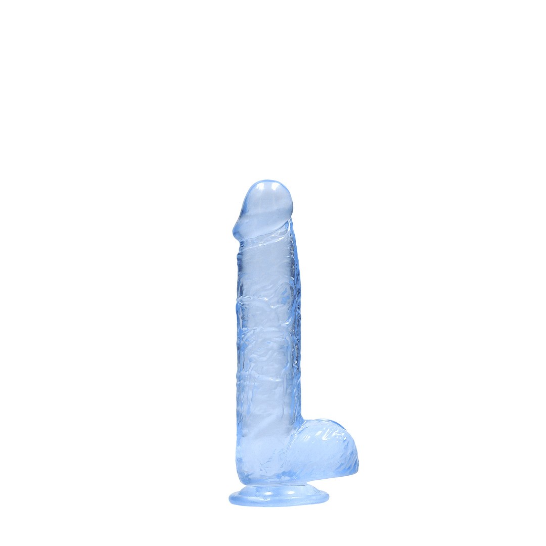 REALROCK REALISTIC DILDO WITH BALLS 6 /15 CM BLUE