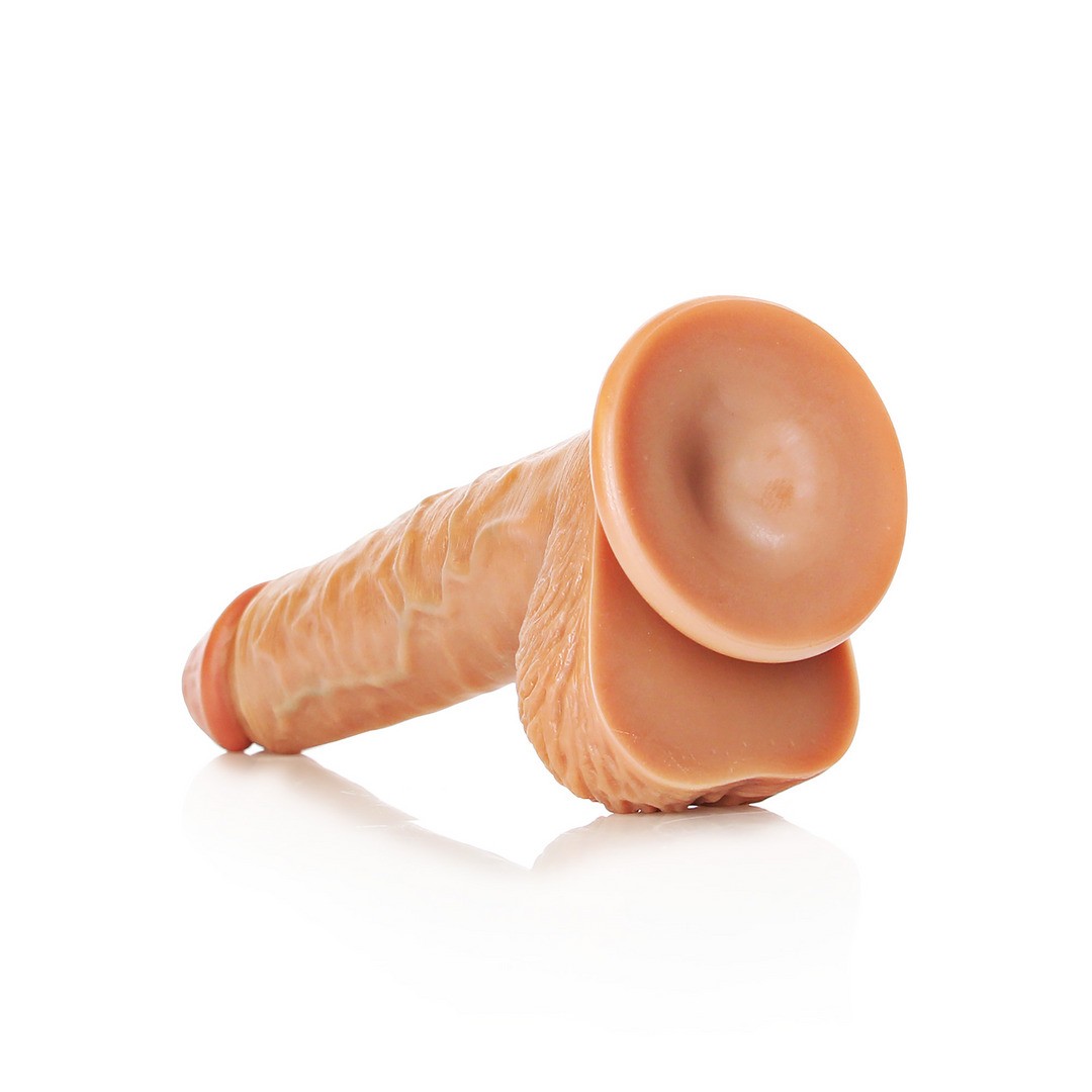 DILDO REALISTA COM TESTÍCULOS STRAIGHT 8 /20.5 CM REALROCK