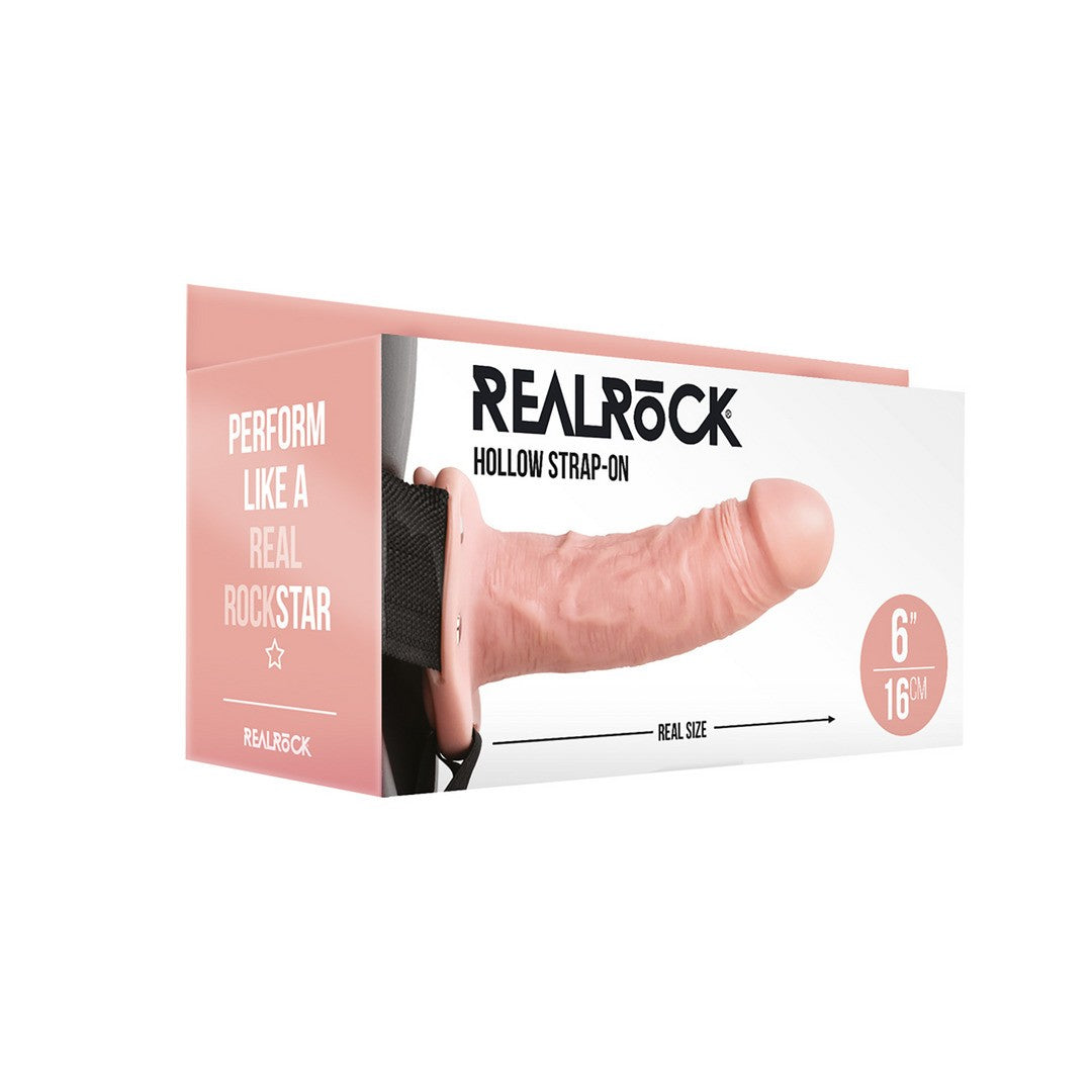 STRAP-ON OCO 6 /15,5 CM FLESH REALROCK