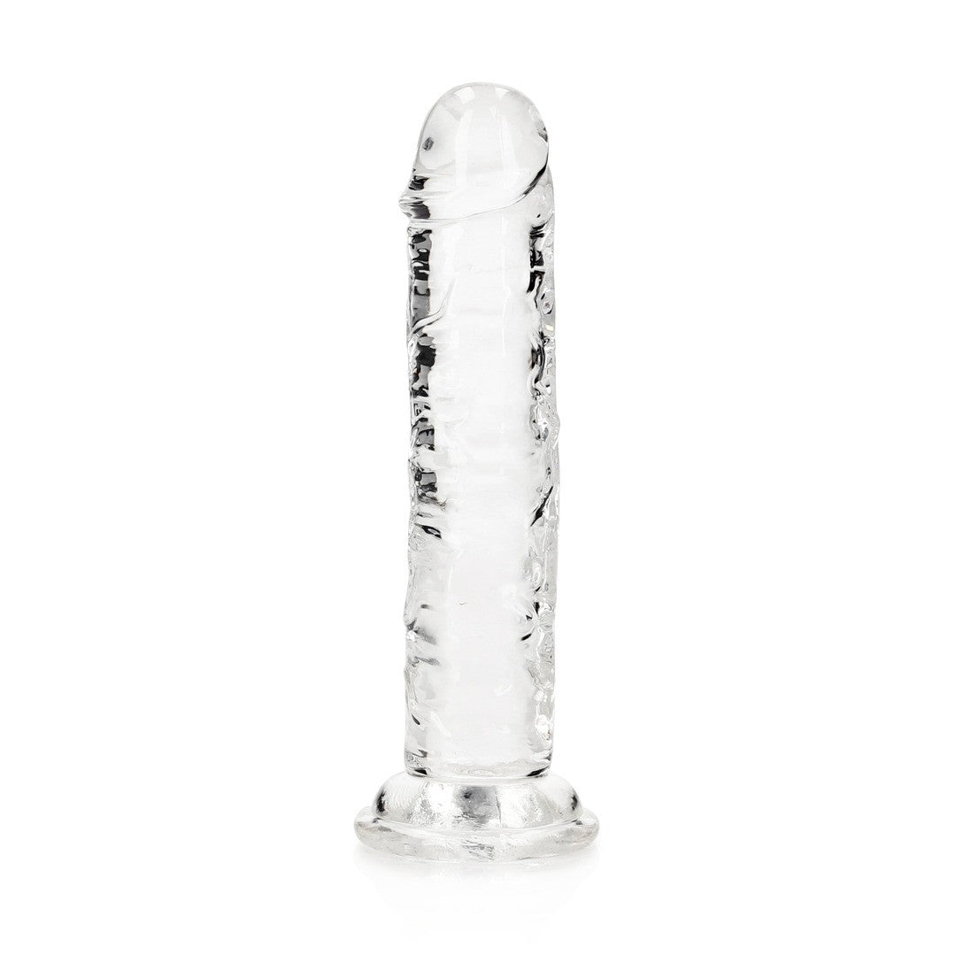REALROCK STRAIGHT REALISTIC DILDO WITH SUCTION CUP 6 /14.5 CM TRANSPARENT