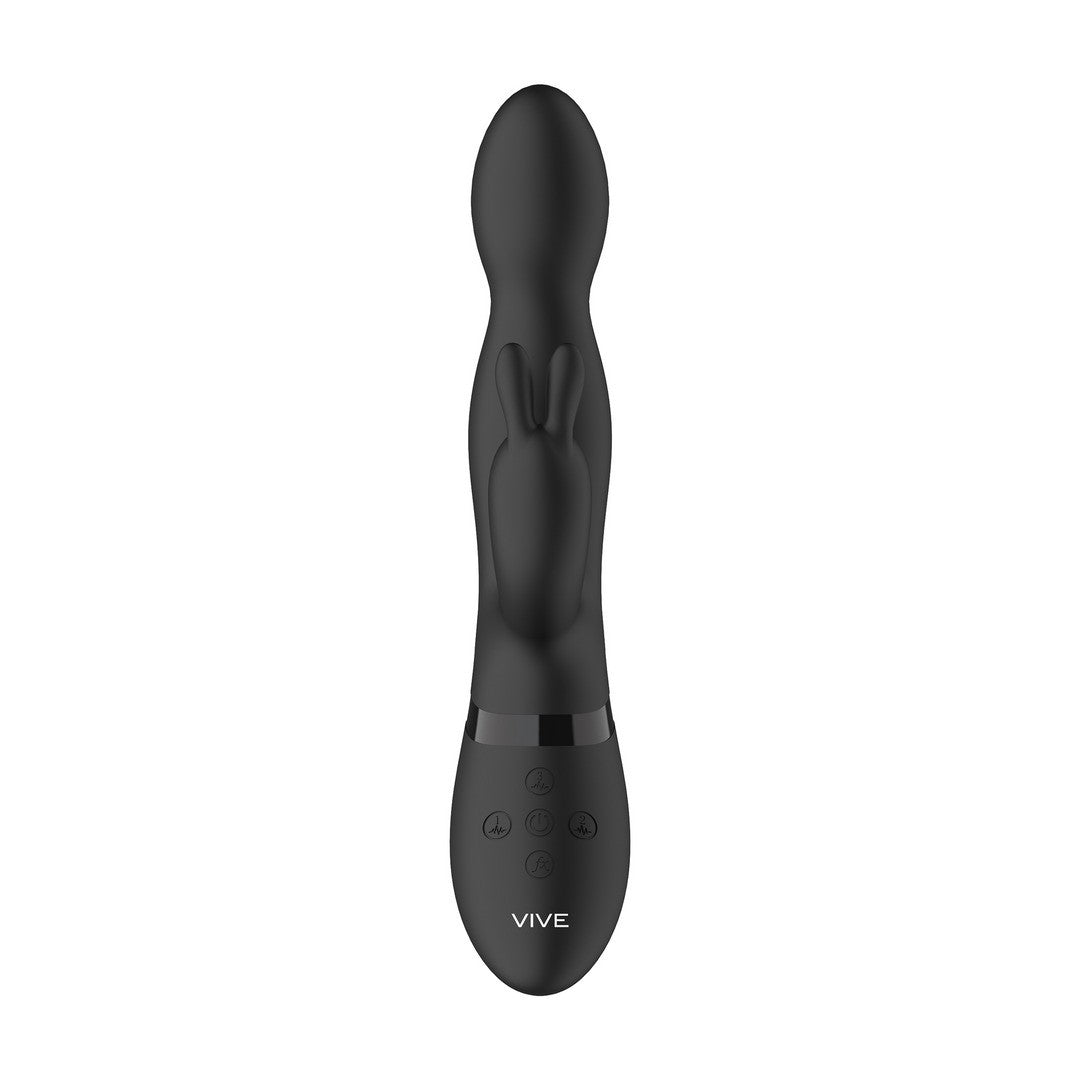 VIVE NIVA ROTATING RABBIT VIBRATOR BLACK