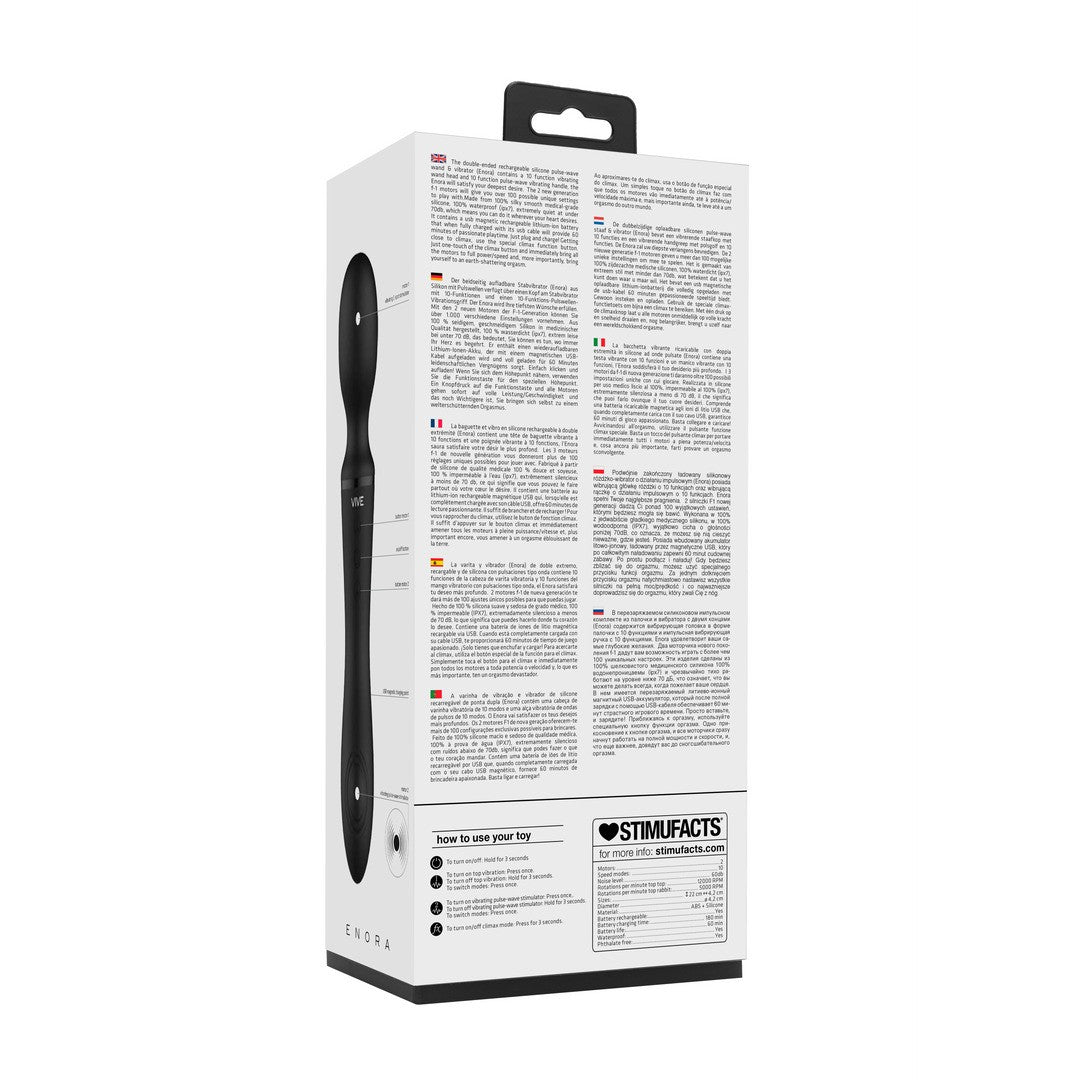 VIVE ENORA WAND VIBRATOR BLACK