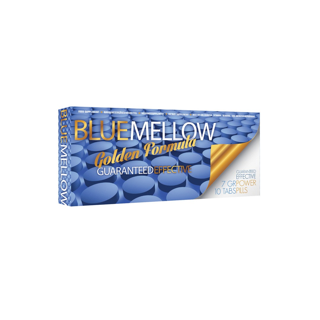 10 CÁPSULAS ESTIMULANTES PARA HOMEM BLUE MELLOW PHARMQUESTS
