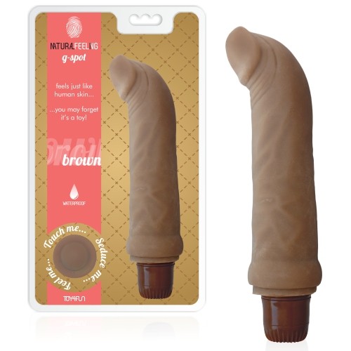 VIBRADOR NATURAL FEELING G-SPOT BROWN - Lust Sexshop