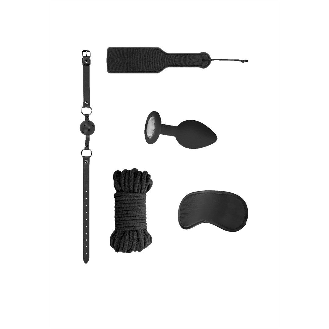 OUCH! INTRODUCTORY BONDAGE KIT 5 BLACK