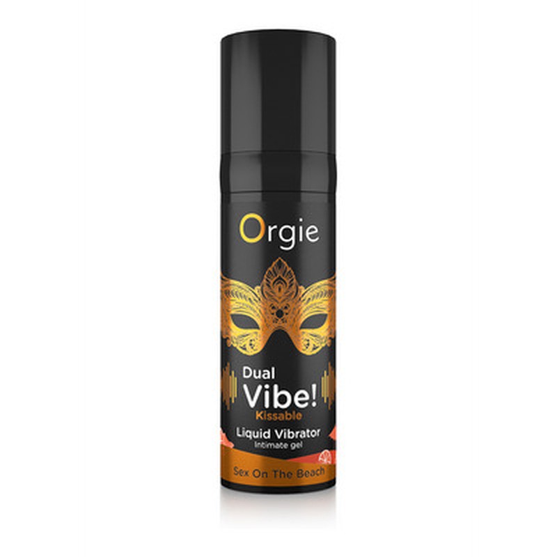 ORGIE DUAL VIBE KISSABLE LIQUID VIBRATOR SEX ON THE BEACH 15ML