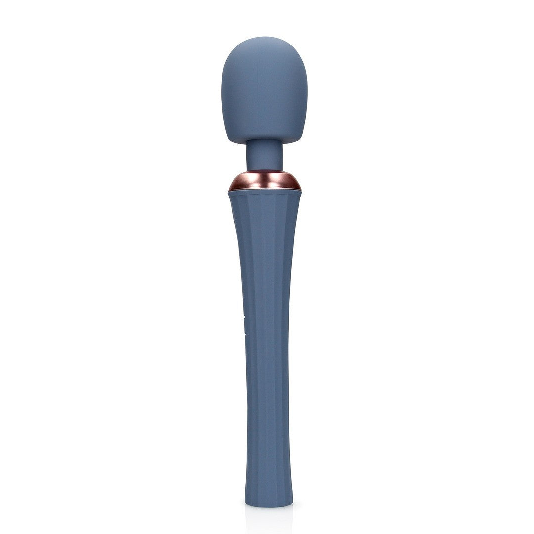 LOVELINE POWERFUL WAND VIBRATOR WITH STILL HANDLE BLUE NOVA