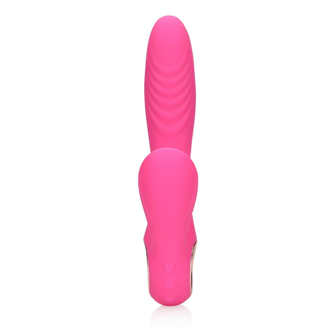 VIBRADOR RABBIT COM LAMBIDA E AQUECIMENTO EXUBERANT PINK LOVELINE