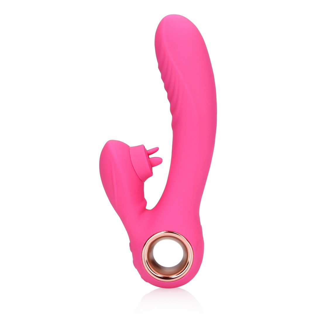 VIBRADOR RABBIT COM LAMBIDA E AQUECIMENTO EXUBERANT PINK LOVELINE