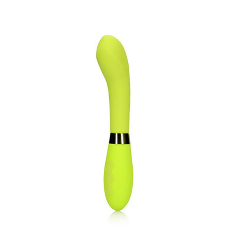 LOVELINE SILICONE G-SPOT VIBRATOR LIME PASSION