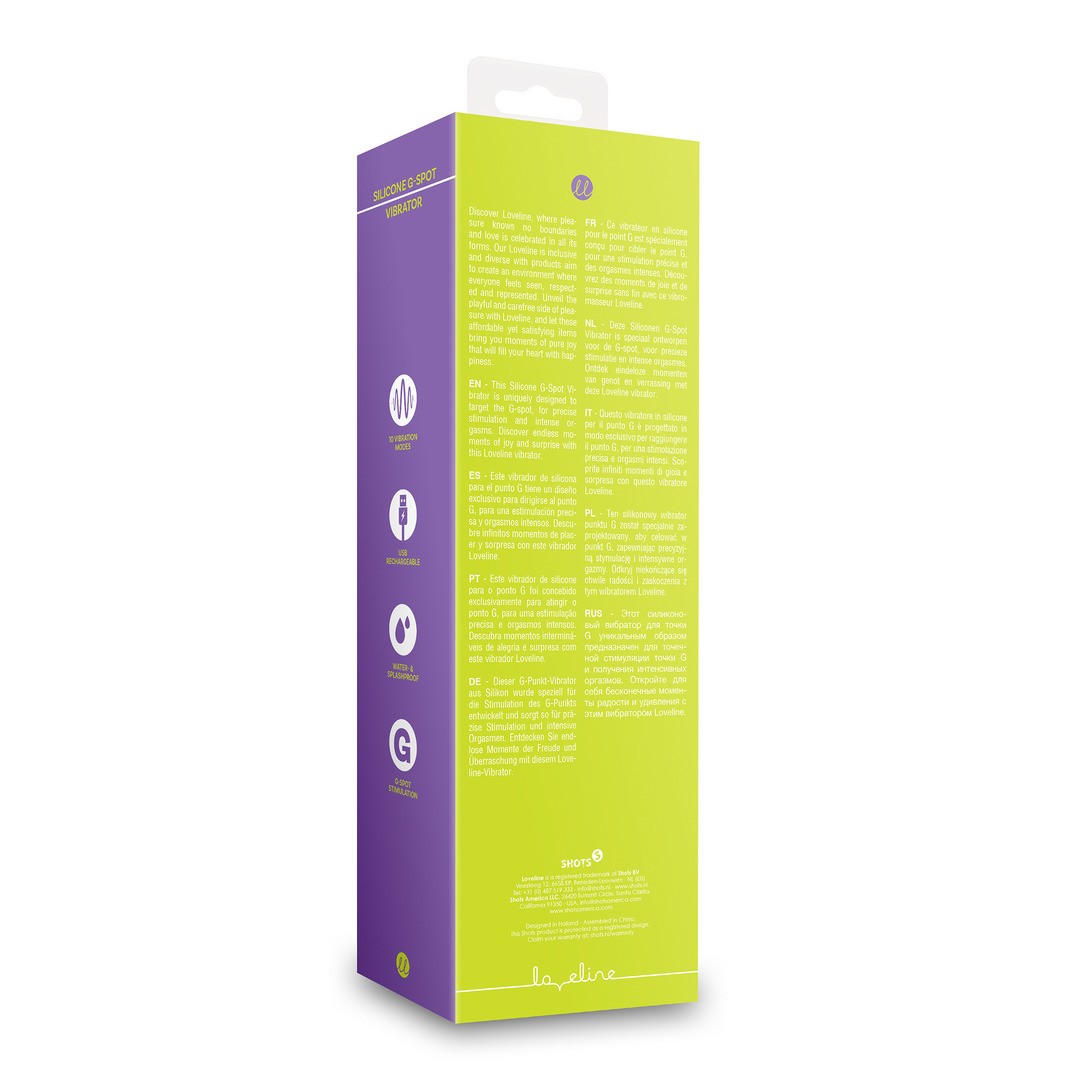 VIBRADOR DE SILICONE LIME PASSION LOVELINE