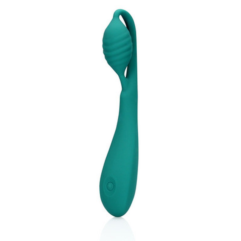 LOVELINE G-SPOT VIBRATOR WITH BEAD BLUE GRASS