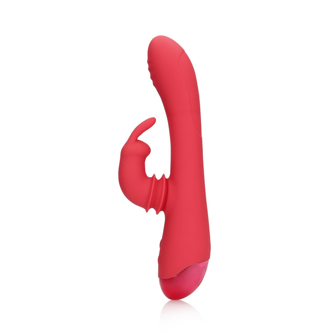 VIBRADOR SWINGING RABBIT G-SPOT BRIGHTO RED LOVELINE