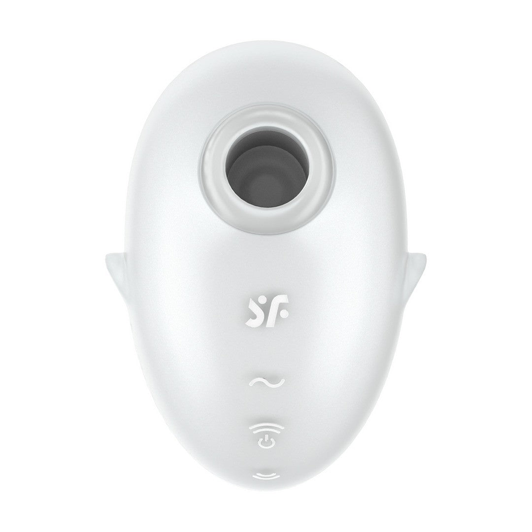 VIBRADOR CUTIE GHOST - AIR PULSE VIBRATOR - BLANCO SATISFYER