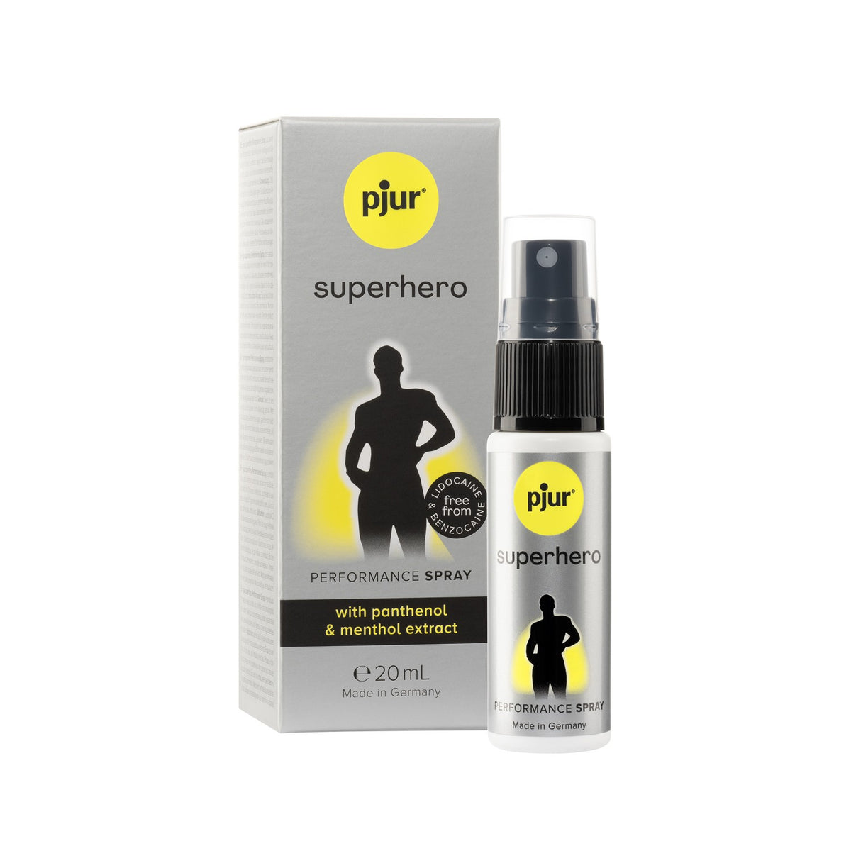 SPRAY RETARDANTE PJUR SUPERHERO PERFORMANCE 20ML - Lust Sexshop