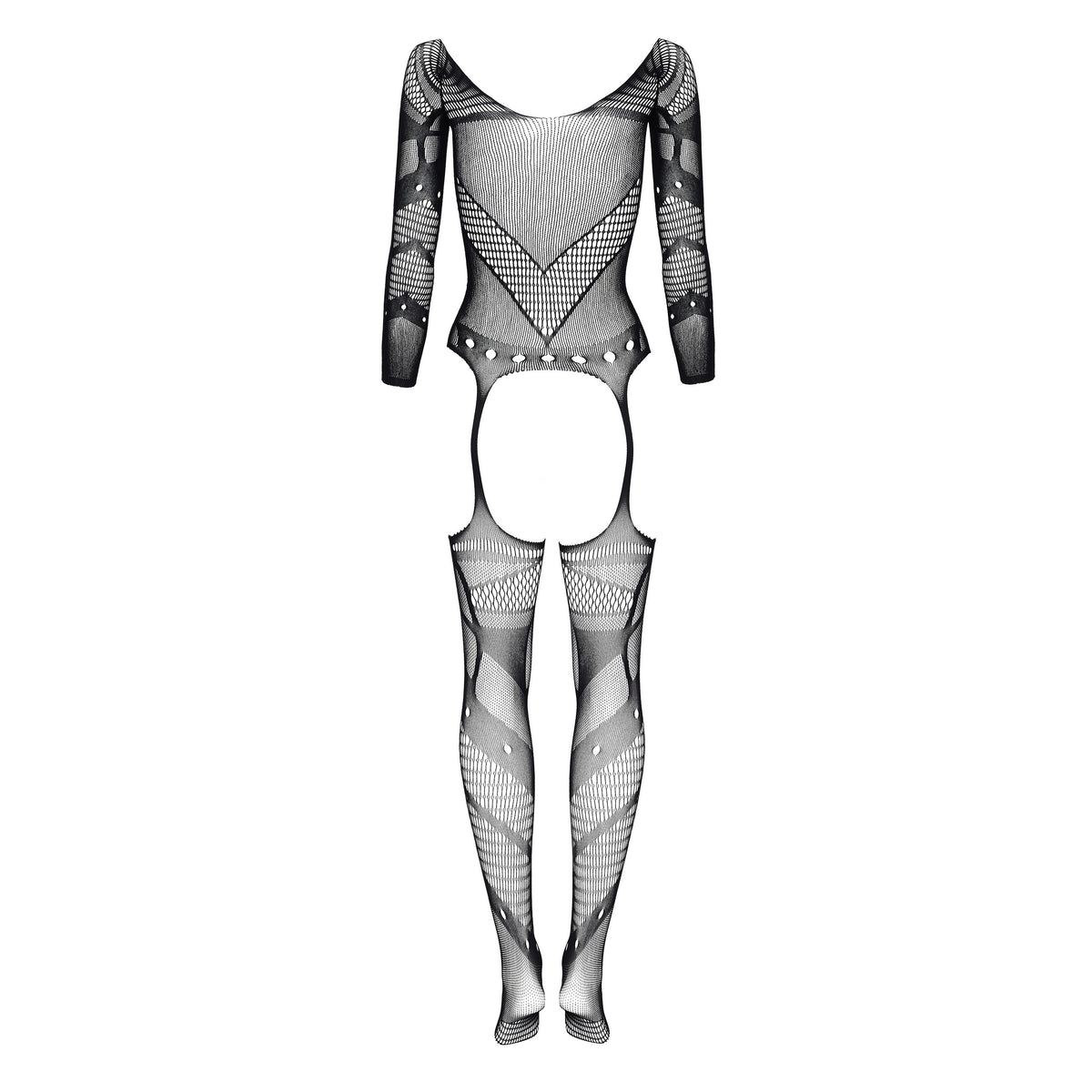CATSUIT ESMERALDA NEGRO BEAUTY NIGHT FASHION