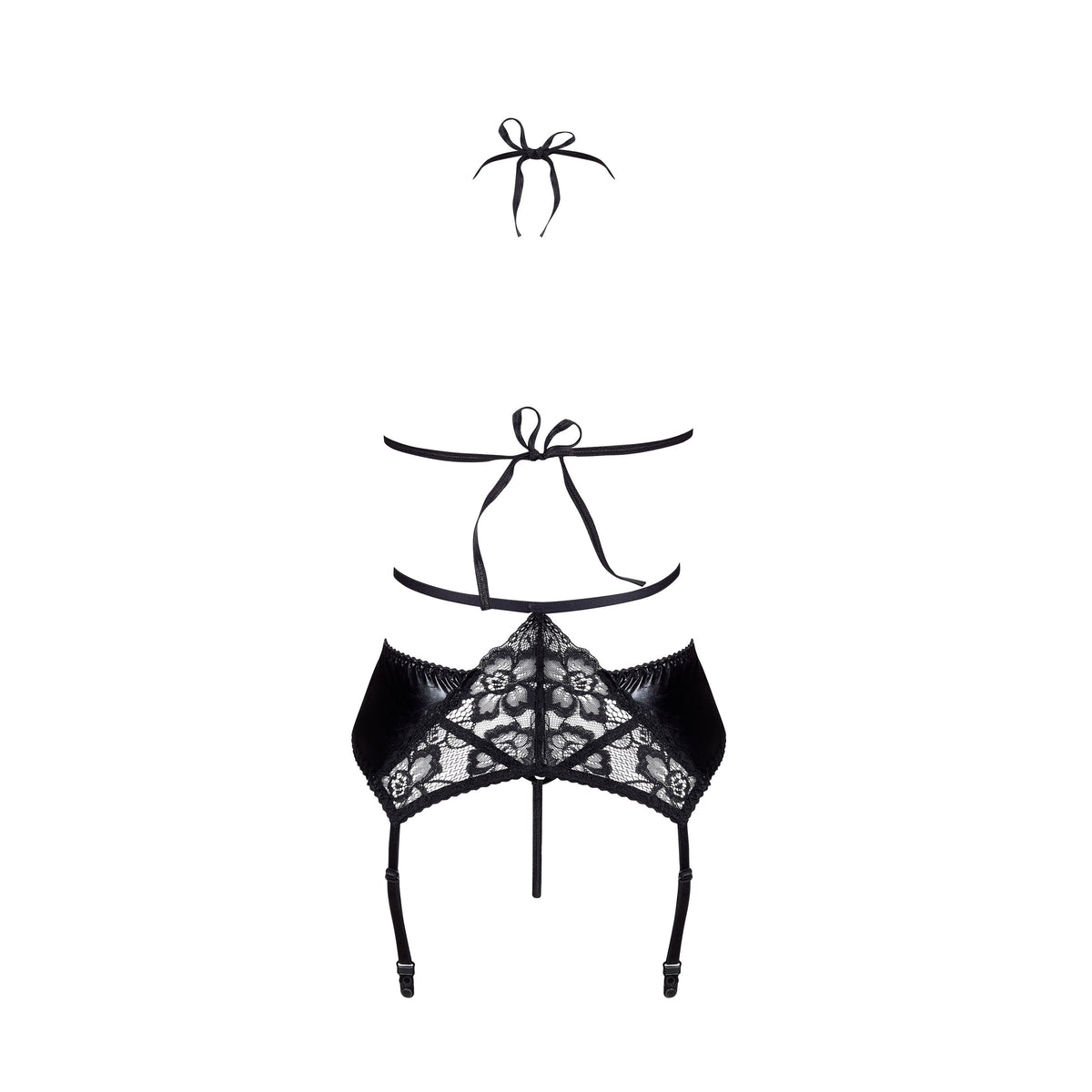 CONJUNTO DE 3 PIEZAS ALANIS NEGRO BEAUTY NIGHT FASHION