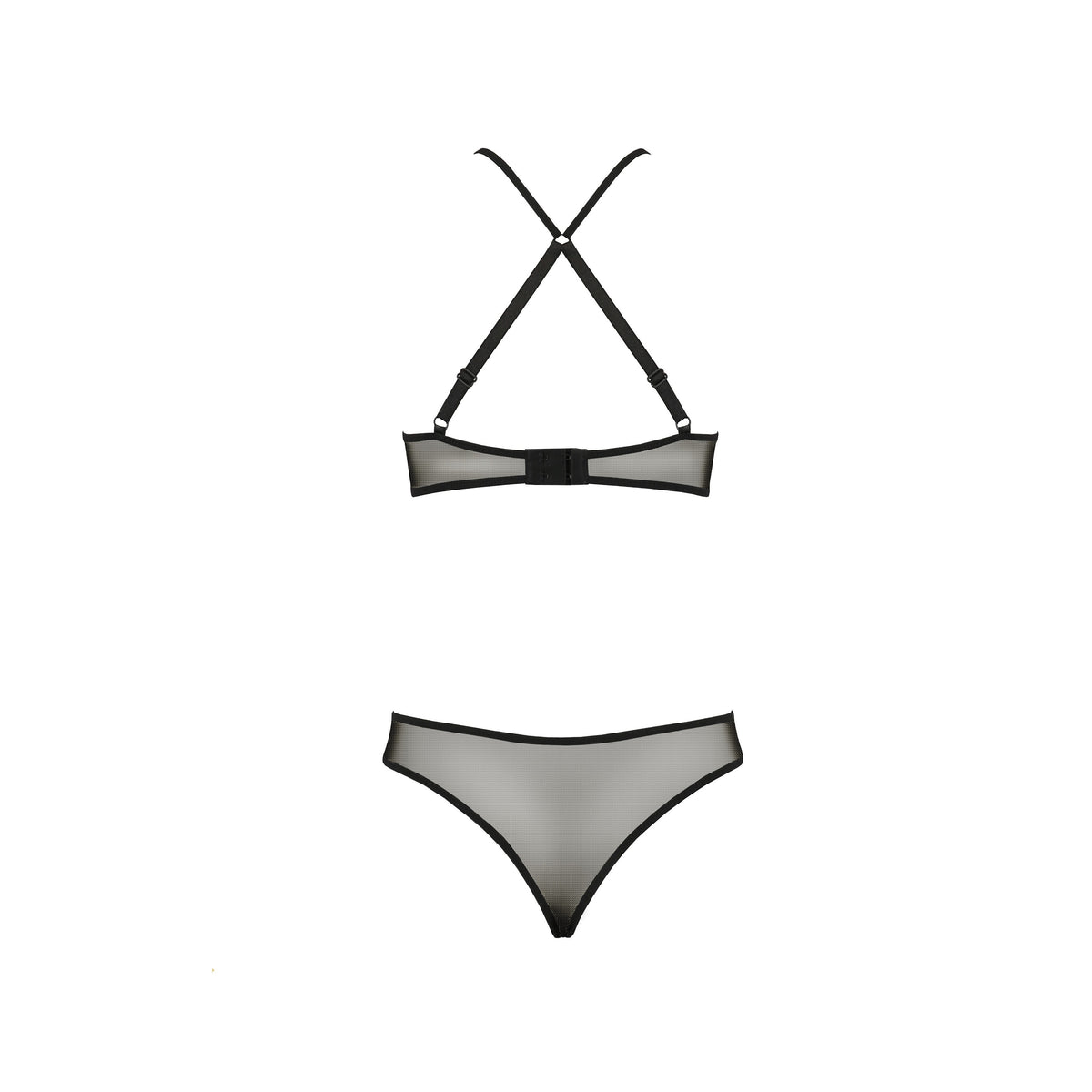 PASSION EROTIC LINE AZALIA SET 2 PIECE BLACK