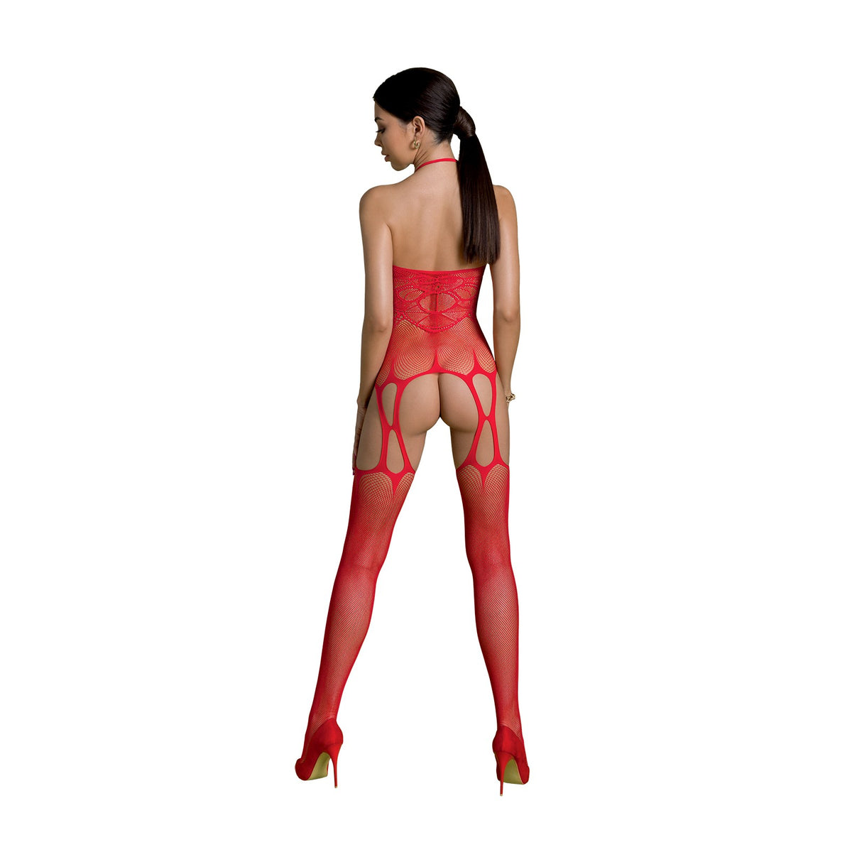PASSION ECO COLLECTION BODYSTOCKING BS002 RED