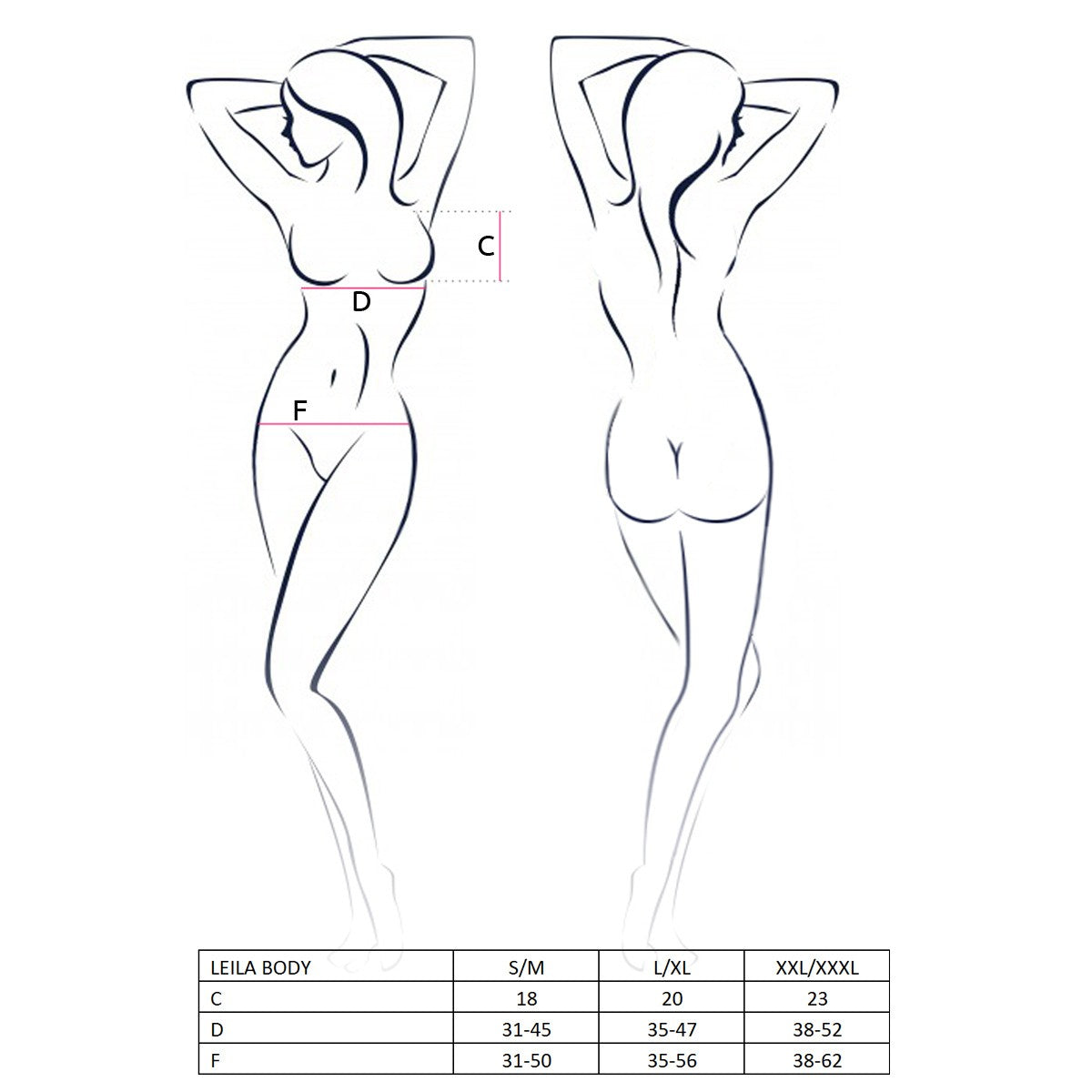 BODY LEILA BEGE EROTIC LINE PASSION