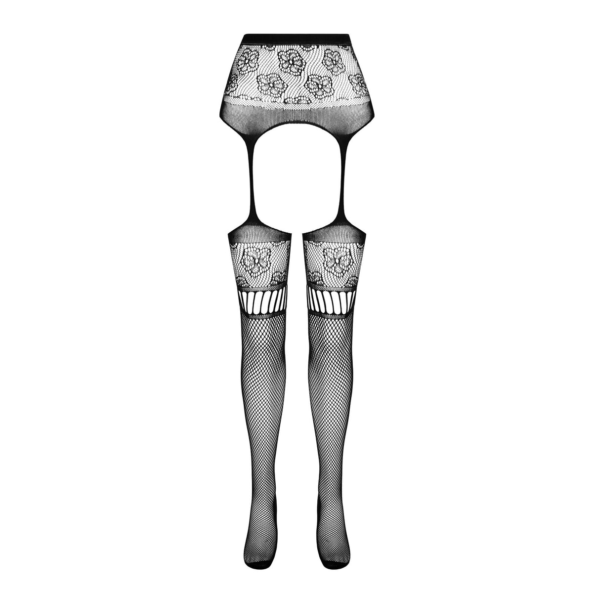 COLLANTS COM EFEITO DE LIGAS S030 PRETAS EROTIC LINE PASSION - Lust Sexshop