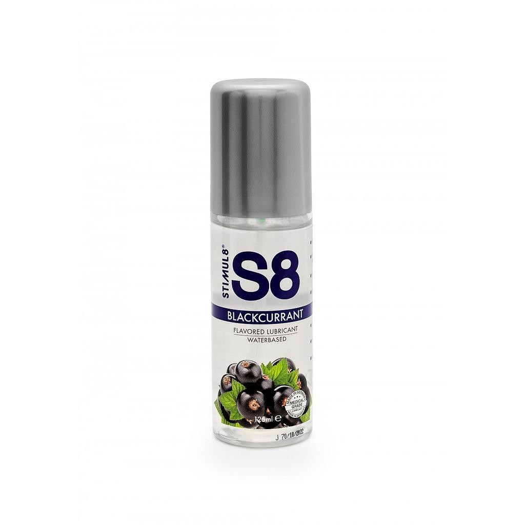 LUBRICANTE A BASE DE AGUA CON SABOR A GROSELLA NEGRA S8 STIMUL8 125ML