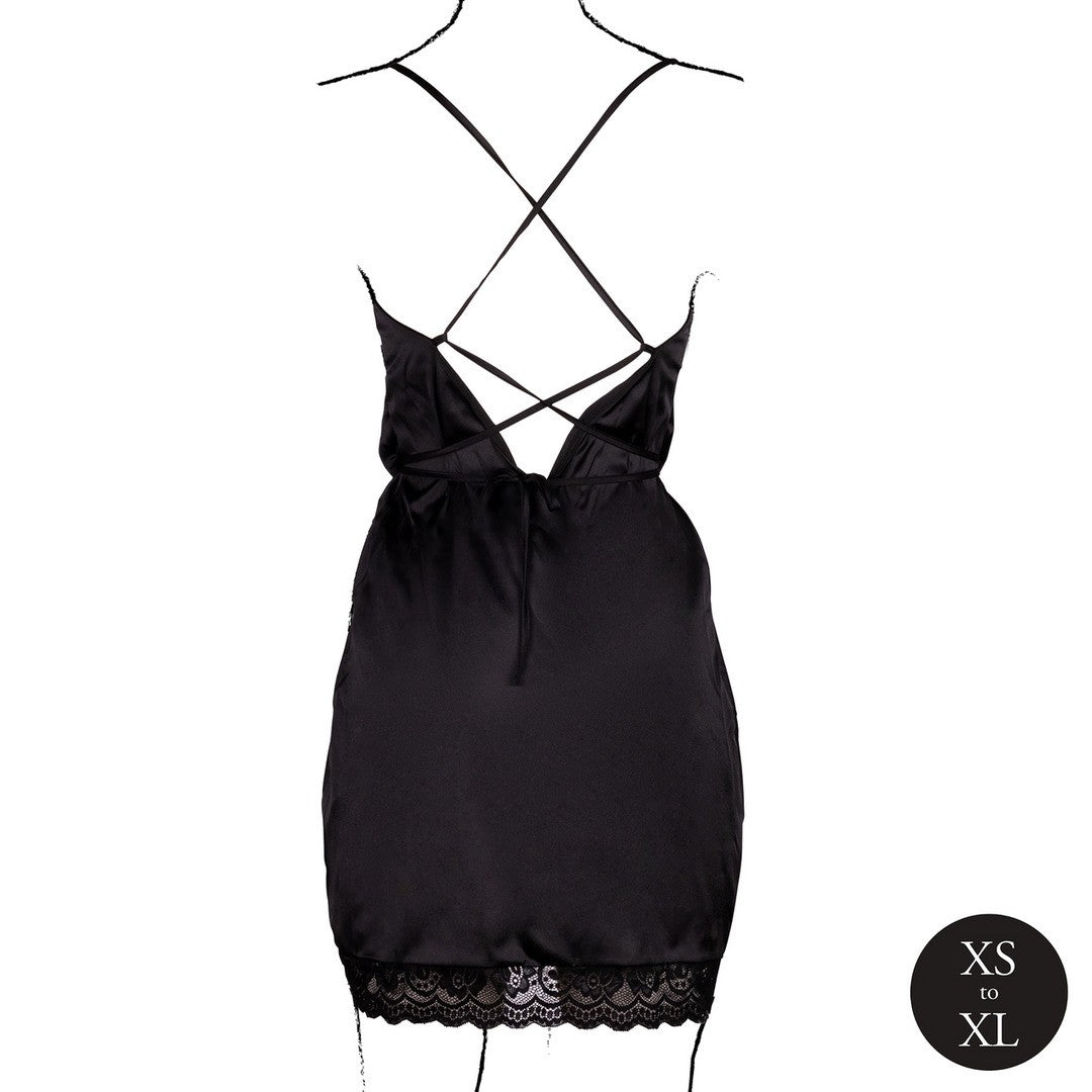 VESTIDO OPEN BACK PRETO LE DÉSIR