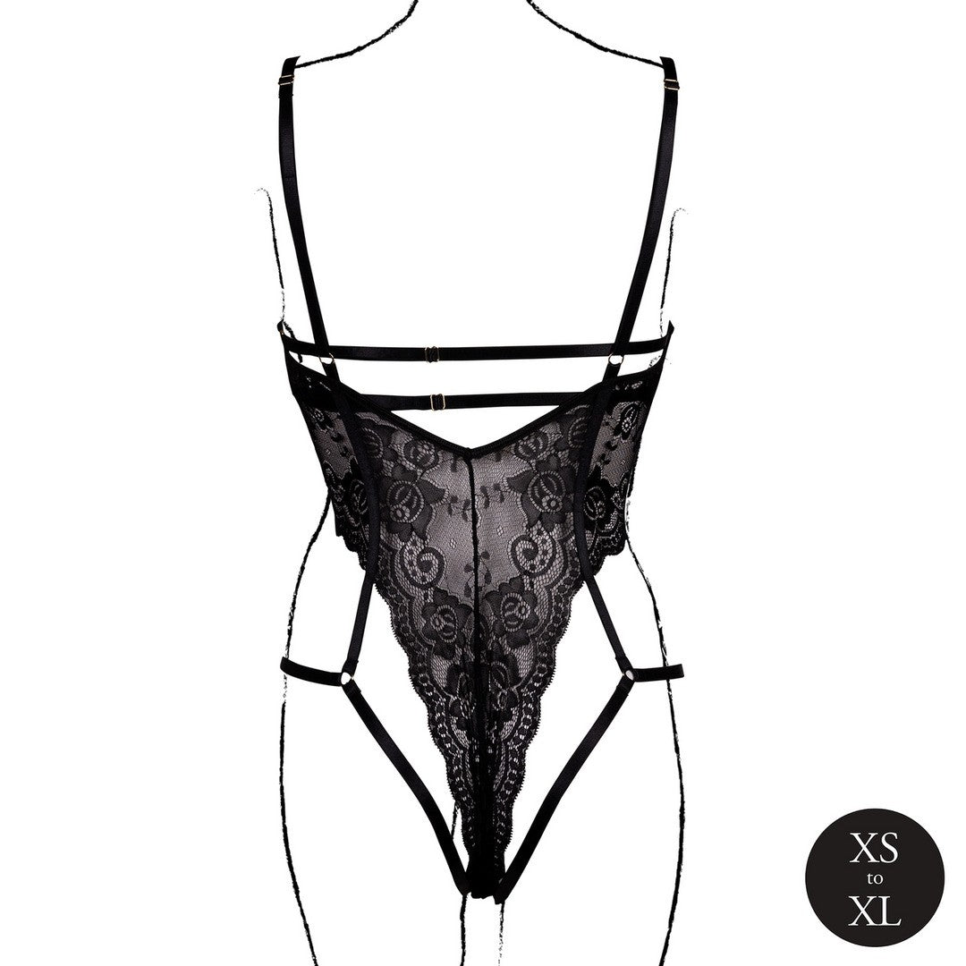 BODY LACE UNDERWIRED PRETO LE DÉSIR