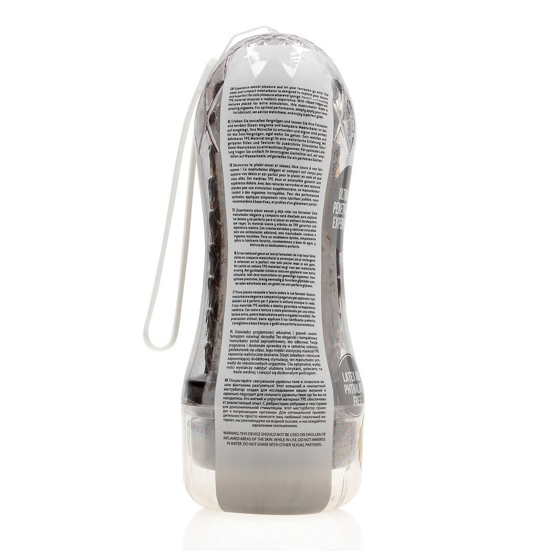 REALROCK EASY RIDER TEXTURED MASTURBATOR BLACK