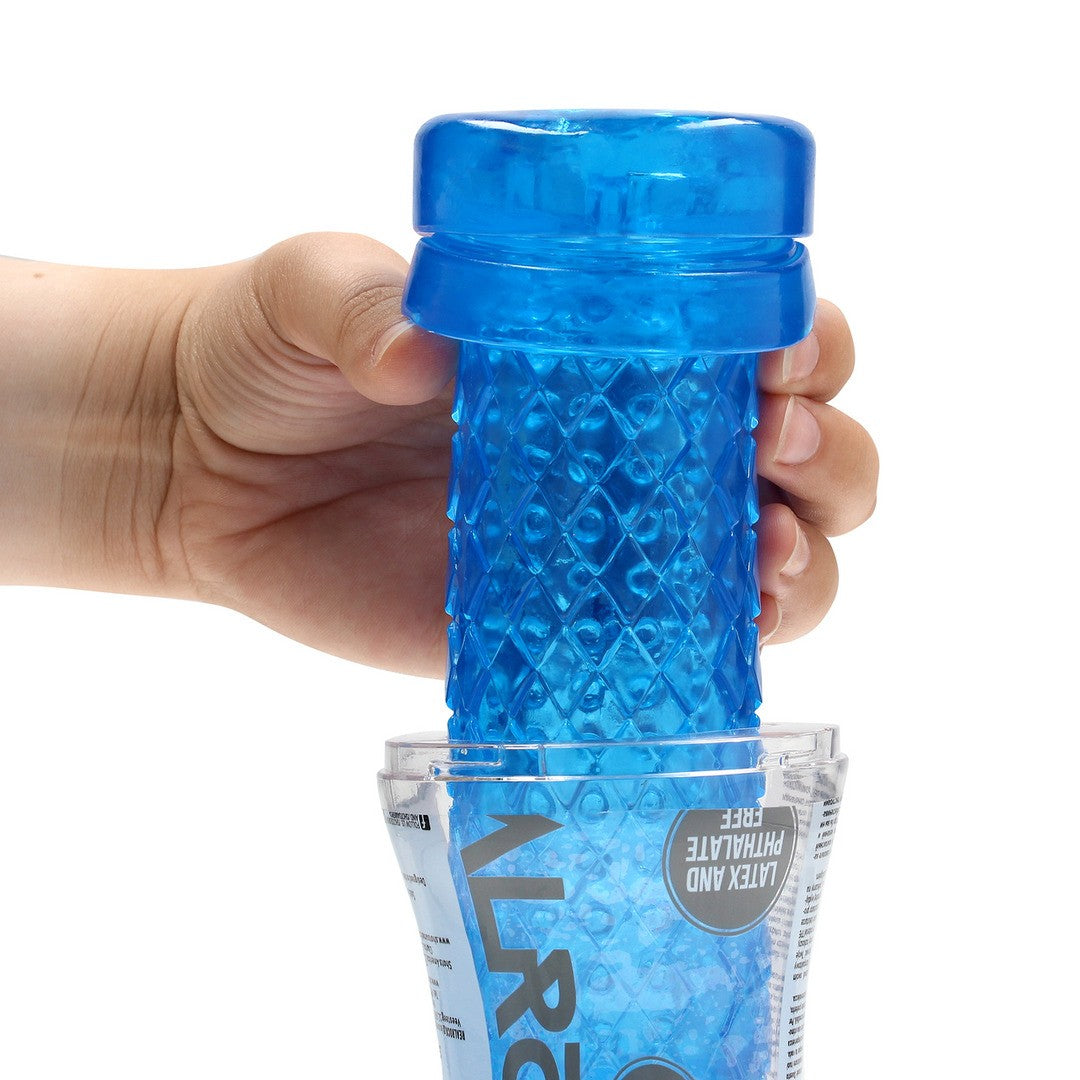 REALROCK EASY RIDER TEXTURED MASTURBATOR BLUE
