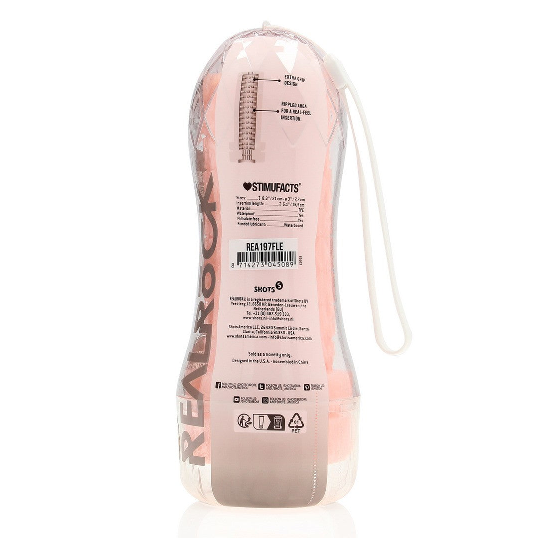 REALROCK EASY RIDER TEXTURED MASTURBATOR FLESH