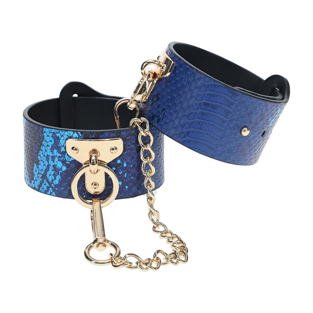 OUCH! FLORENCE COLLECTION LEG CUFFS BLUE