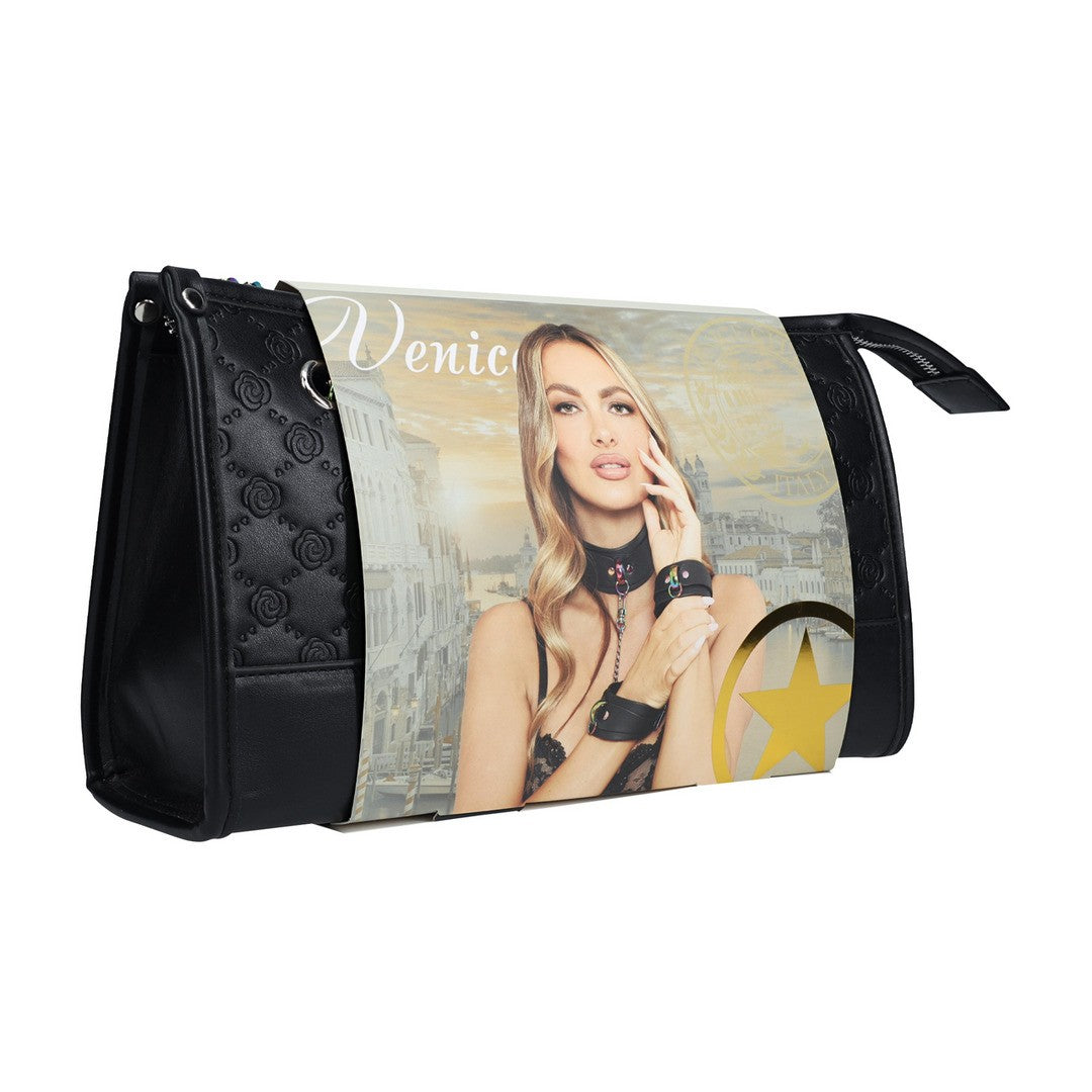 KIT CON BOLSO VENICE COLLECTION NEGRO OUCH!