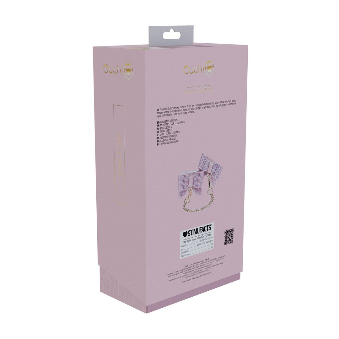 OUCH! PARIS COLLECTION LEG CUFFS PINK