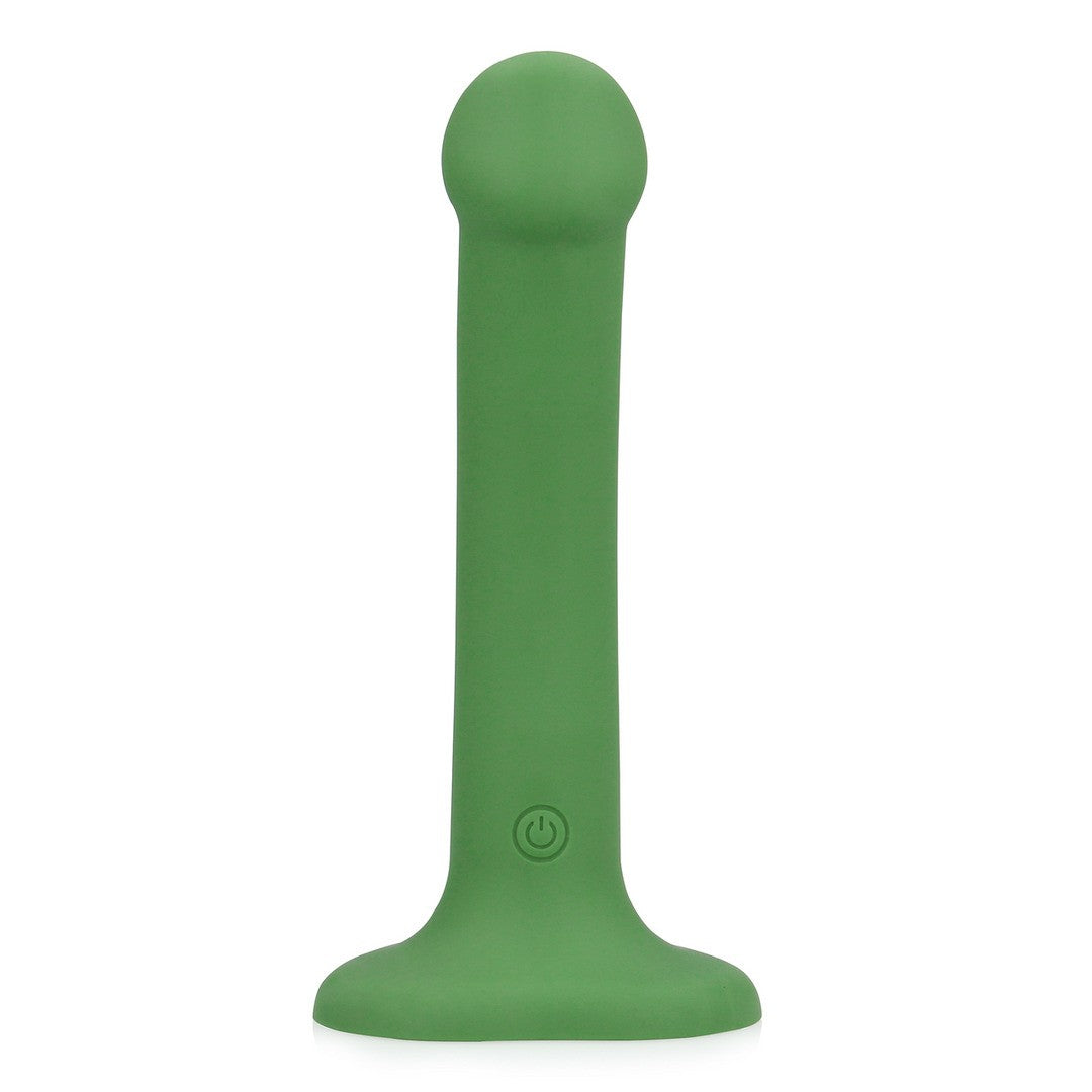 LOVELINE NON-PHALLIC VIBRATING DILDO SMALL FOREST GREEN