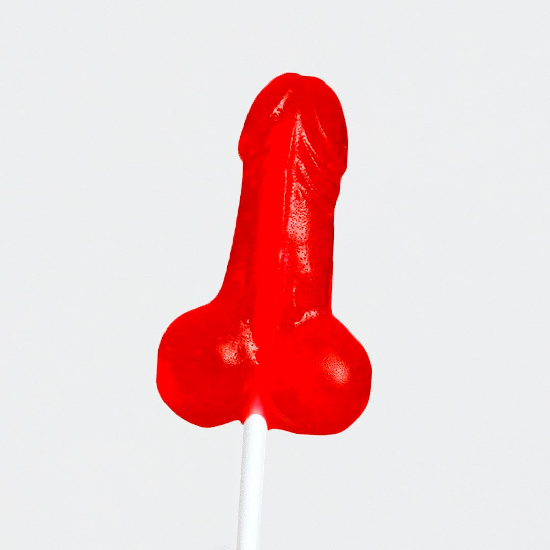 CHUPA-CHUPA DE GOMA EM FORMA DE PÉNIS SECRET PLAY - Lust Sexshop