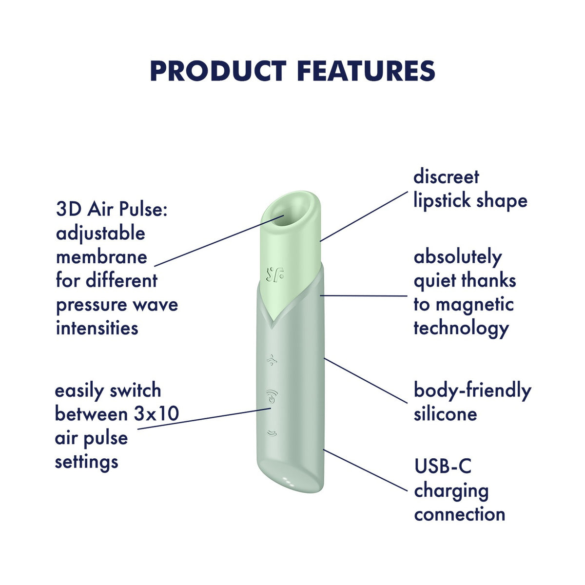 SATISFYER NAUGHTY KISS STIMULATOR
