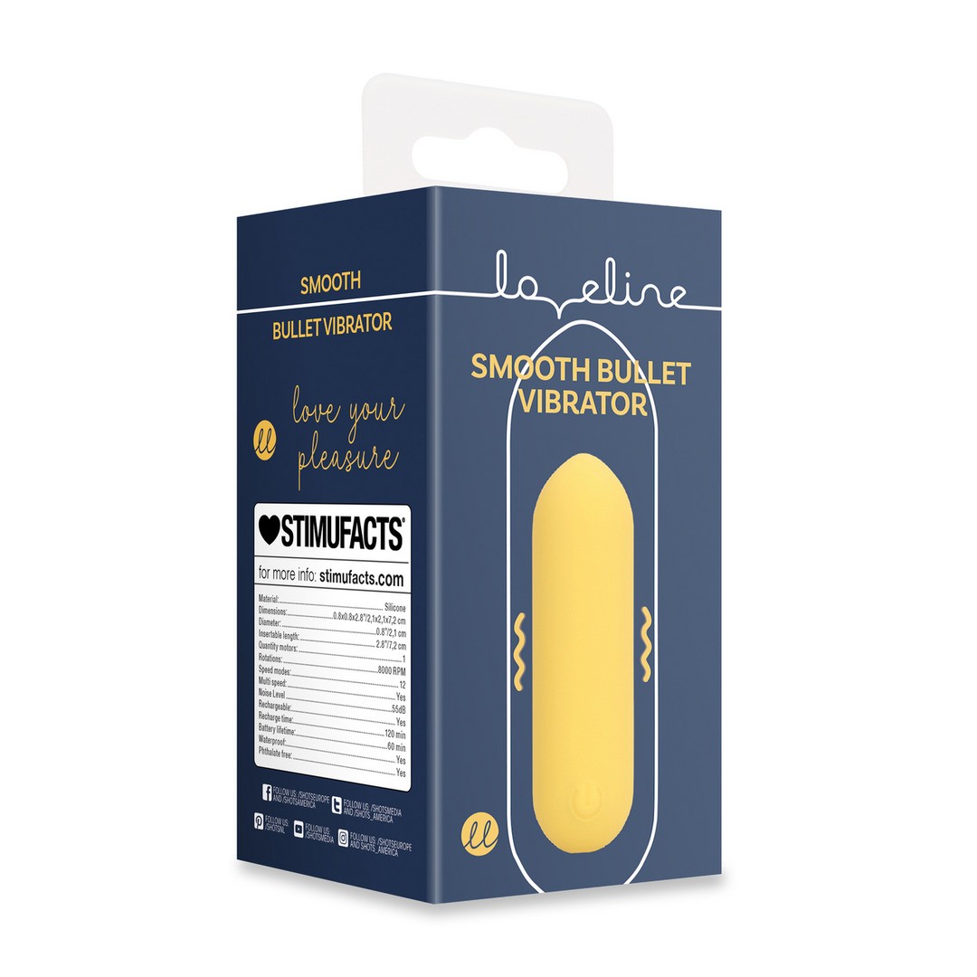 BALA VIBRATÓRIA SMOOTH SUNPAC YELLOW LOVELINE