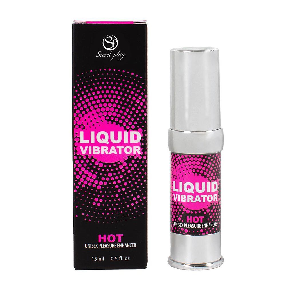 GEL LIQUID VIBRATOR HOT 15ML - Lust Sexshop