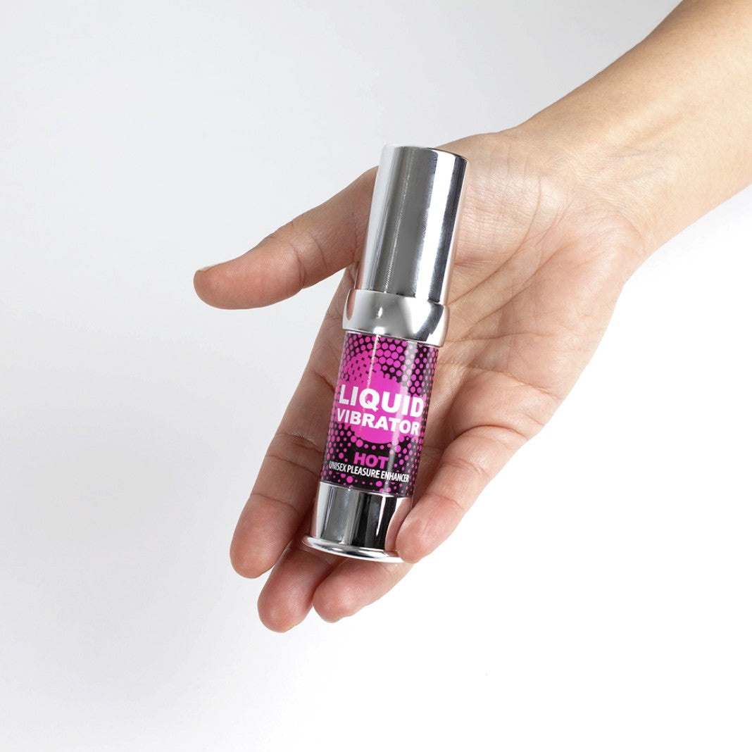 GEL LIQUID VIBRATOR HOT 15ML - Lust Sexshop