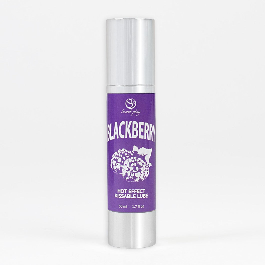 LUBRICANTE DE EFECTO CALOR CON SABOR A MORA 50 ML SECRET PLAY