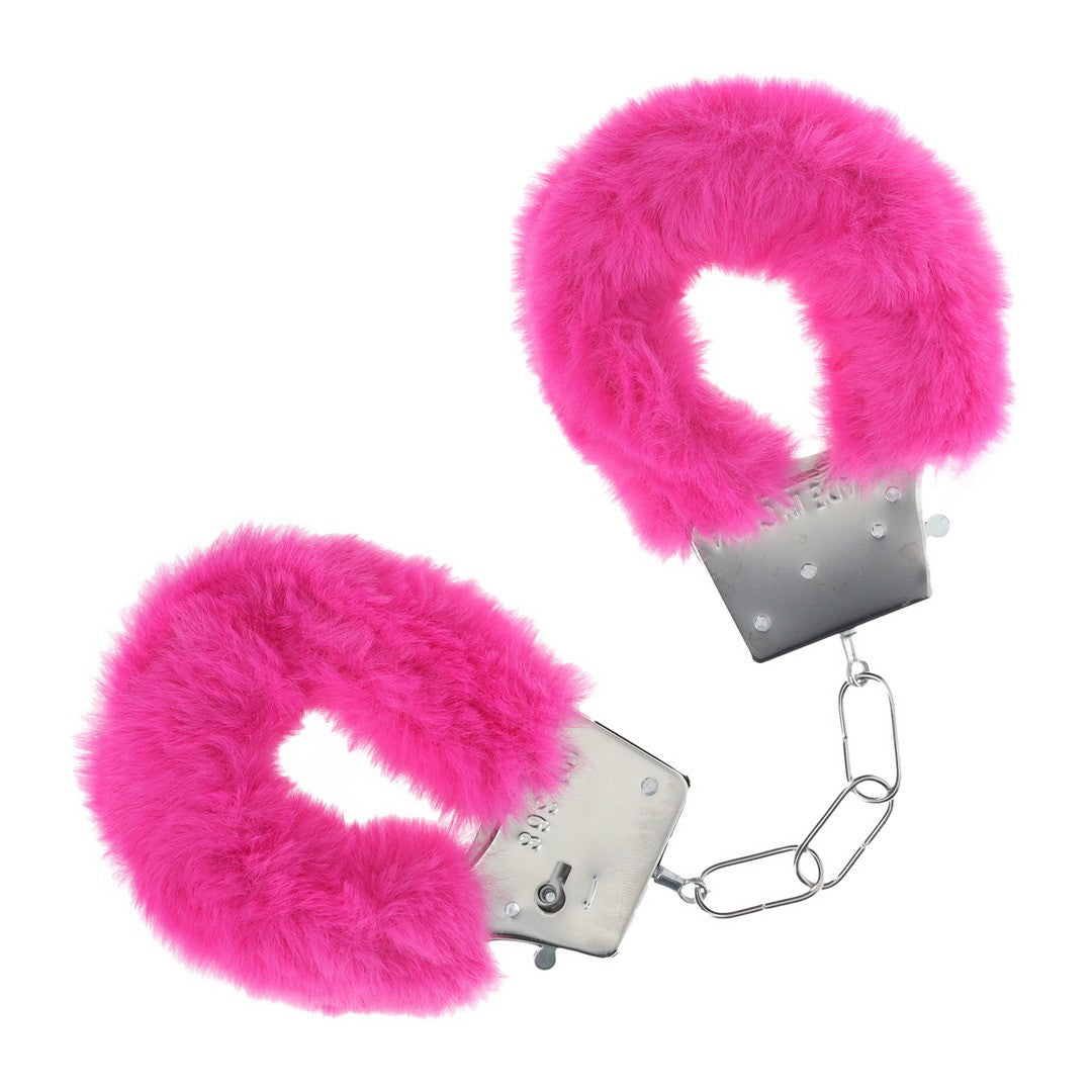 OUCH! CLASSIC FLUFFY HANDCUFFS PINK