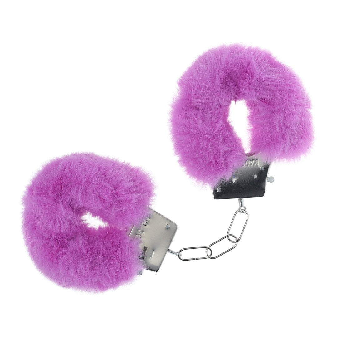 OUCH! CLASSIC FLUFFY HANDCUFFS PURPLE