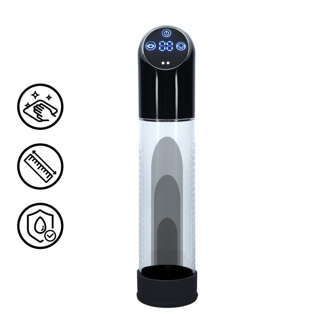 BOMBA AUTOMÁTICA PARA PÉNIS PRETA PUMPED