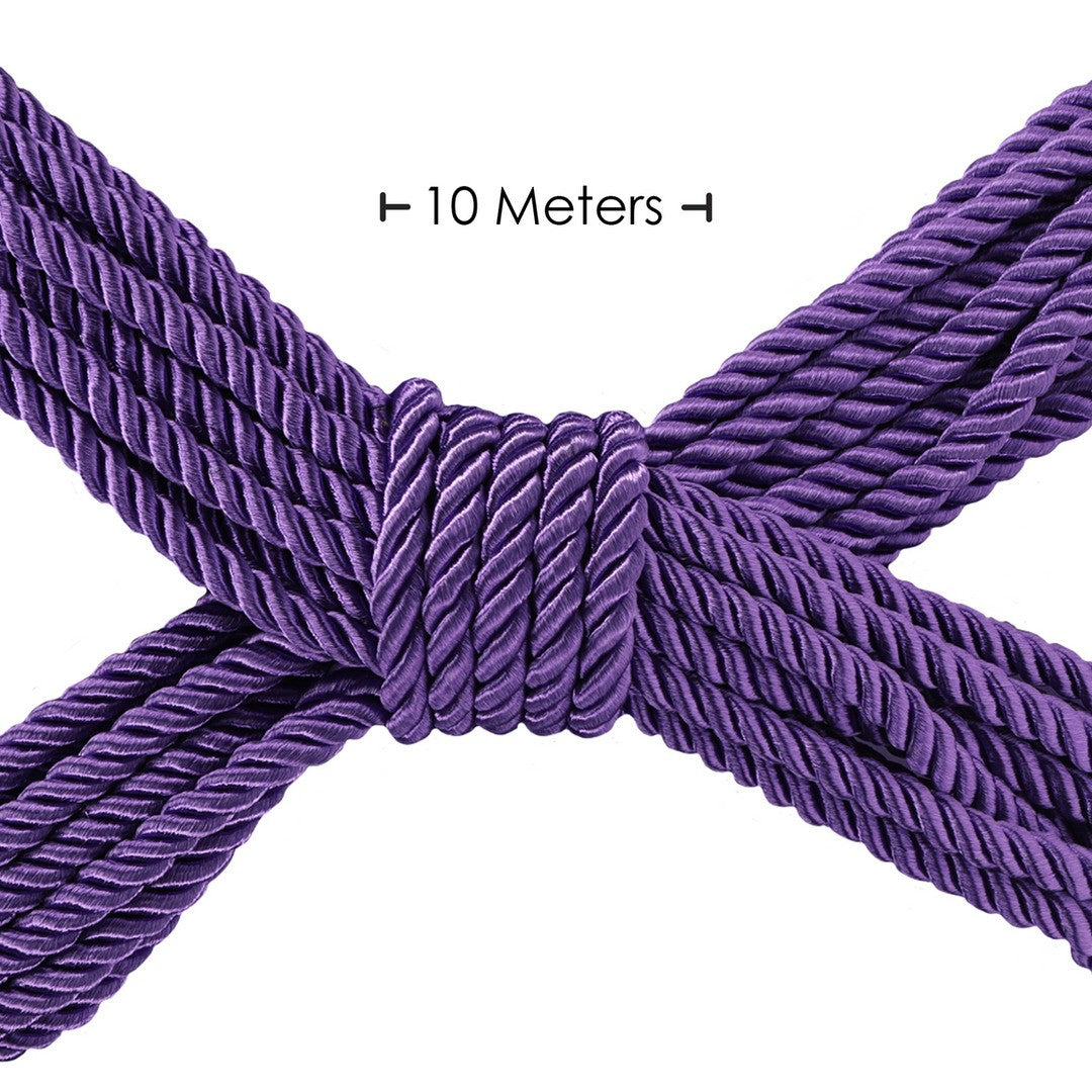 CORDA DE POLIÉSTER PARA BONDAGE 32.8 FT /10 M ROXO OUCH!