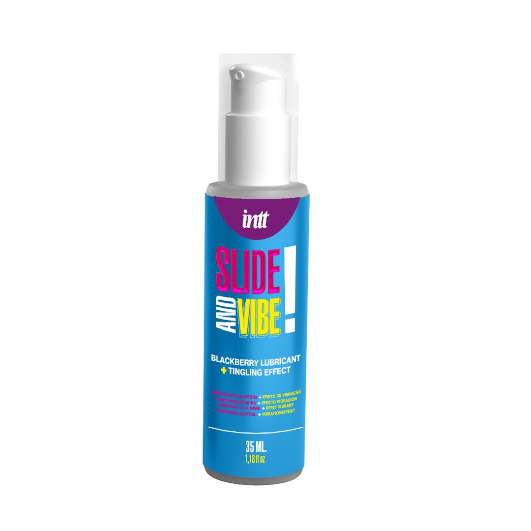 INTT SLIDE AND VIBE WATER BASED LUBRICANT WITH VIBRATION 35ML