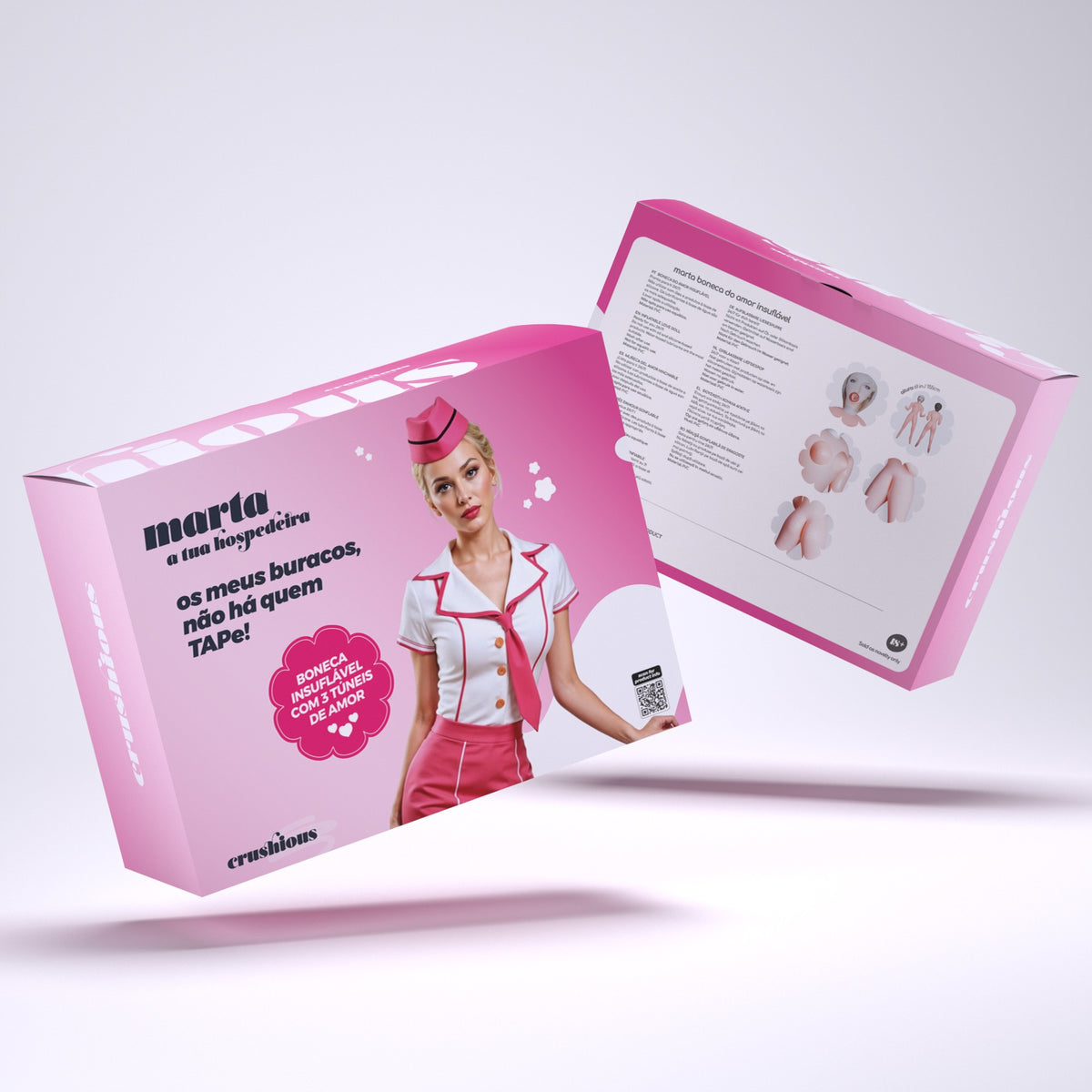 MARTA A HOSPEDEIRA BONECA INSUFLÁVEL LOIRA CRUSHIOUS - Lust Sexshop