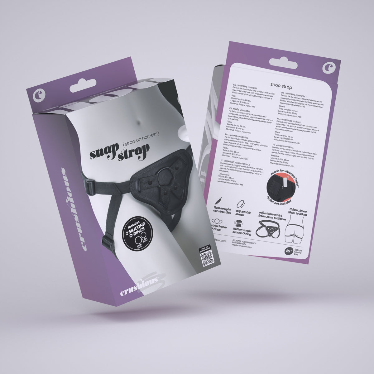ARNÊS UNIVERSAL SNAP STRAP CRUSHIOUS - Lust Sexshop