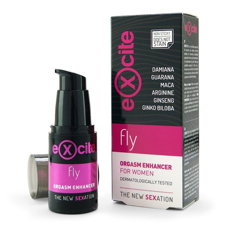 POTENCIADOR DE ORGASMO EXCITE WOMAN FLY 15ML - Lust Sexshop